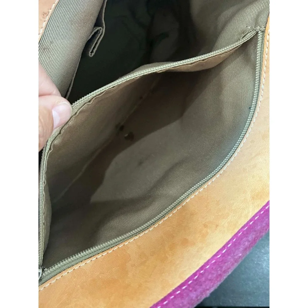 Coach Vintage Hamptons Monogram Clip Hobo Bag Pink 2000/Y2K Era